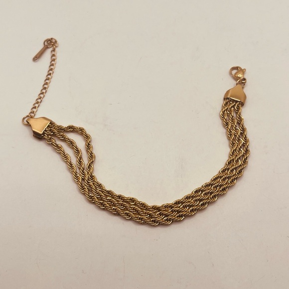 Stainless steel bracelet unisex 3 layers design - Picture 3 of 4